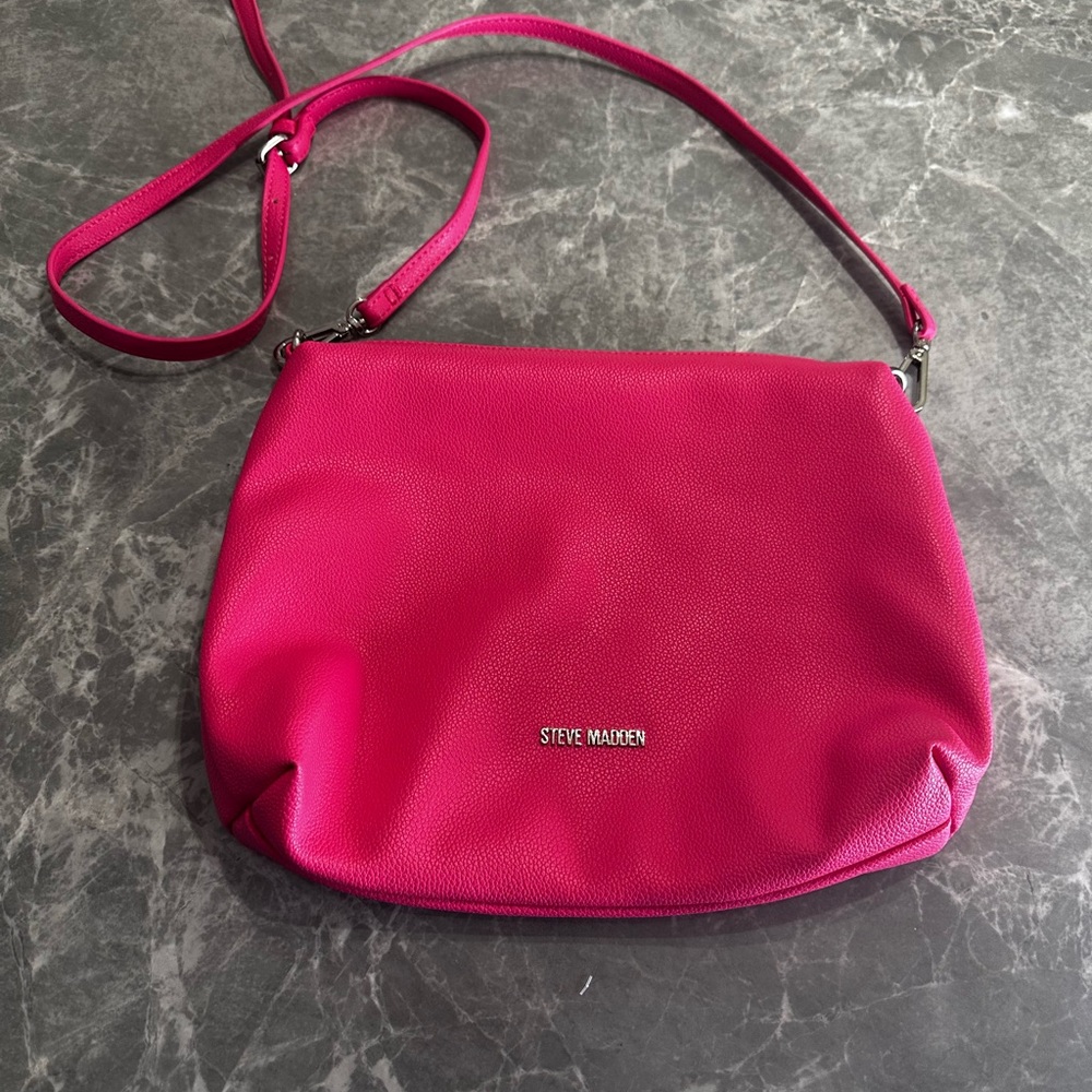 Steve Madden Fuchsia Crossbody Bag